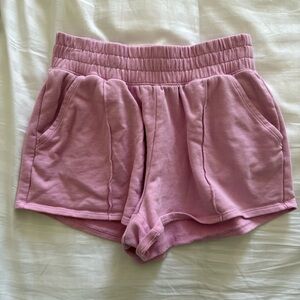 Gilly Hicks Women's Pink Sweat Shorts Size Medium